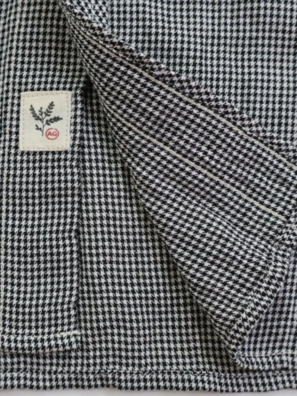 AG Adriano Goldschmied Authentic Wear Men's Shirt XL Long Sleeve Black White New